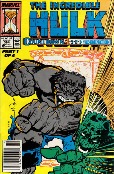 The Incredible Hulk 1968 #364 Newsstand ed. - back issue - $4.00
