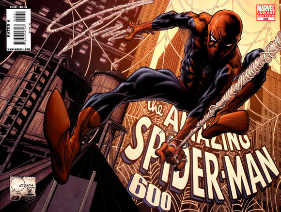 The Amazing Spider-Man 1999 #600 Variant Edition Wraparound - Joe Quesada Cover - back issue - $14.00