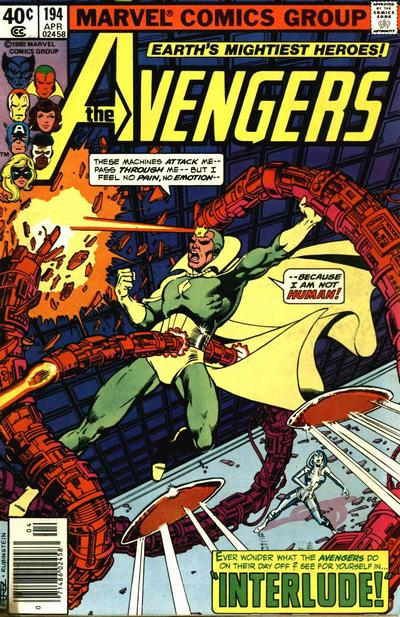 The Avengers 1963 #194 Newsstand ed. - back issue - $4.00