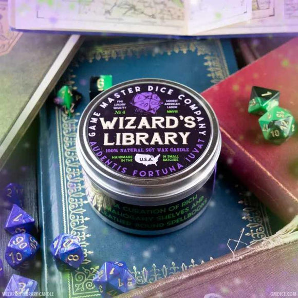Wizard's Library 2oz Gaming Candle Tin