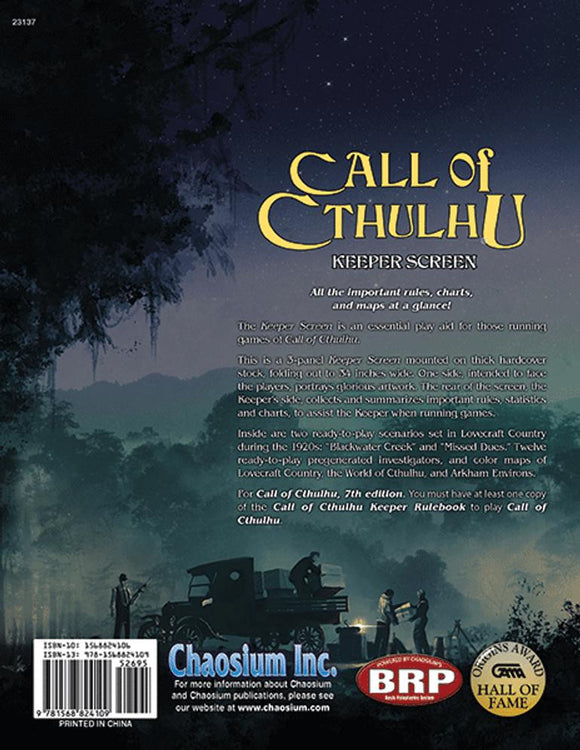 Call of Cthulhu- Keeper Screen Kit