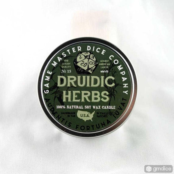 Druidic Herbs 2oz Gaming Candle