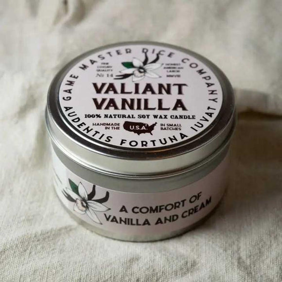 Valiant Vanilla 2oz Gaming Candle