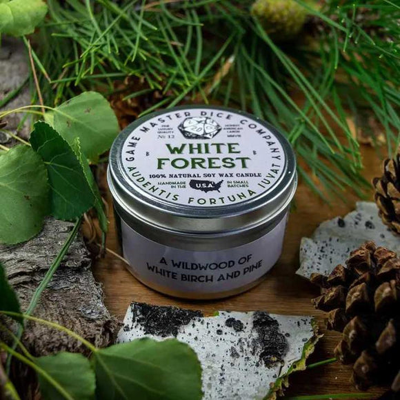 White Forest 2oz Gaming Candle