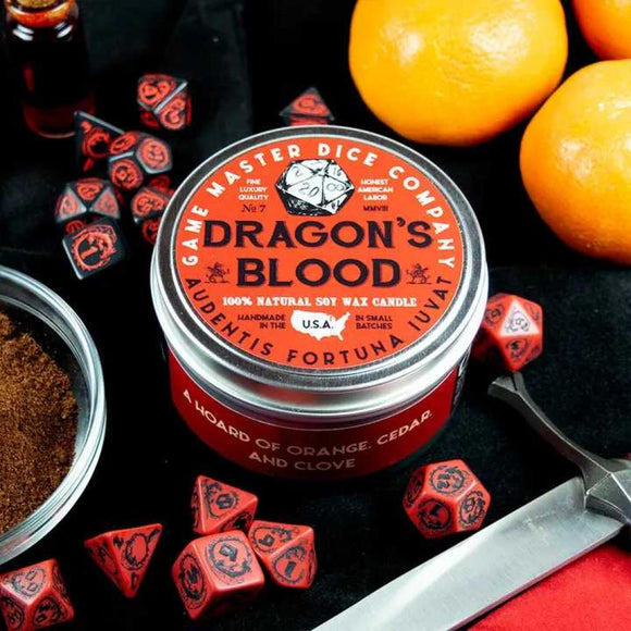 Dragon's Blood 2oz Gaming Candle