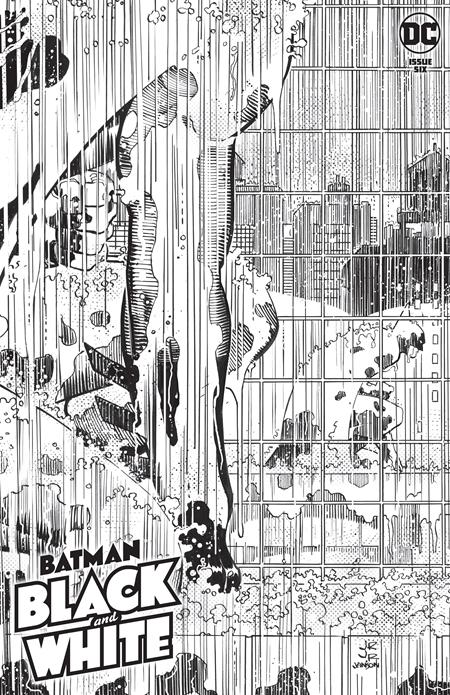 BATMAN BLACK AND WHITE #6 (OF 6) CVR A JOHN ROMITA JR & KLAUS JANSON cover