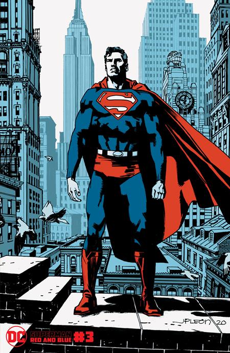 SUPERMAN RED & BLUE #3 (OF 6) CVR B JOHN PAUL LEON VAR cover