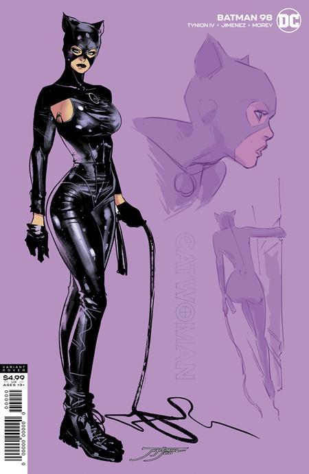 Batman #98 Inc 1:25 Jorge Jimenez Catwoman Card Stock Var Joker War - Comics