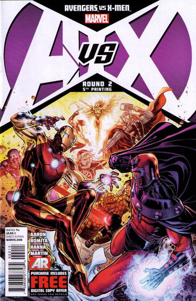 Avengers vs. X-Men #2 5th Printing Variant - back issue - $5.00