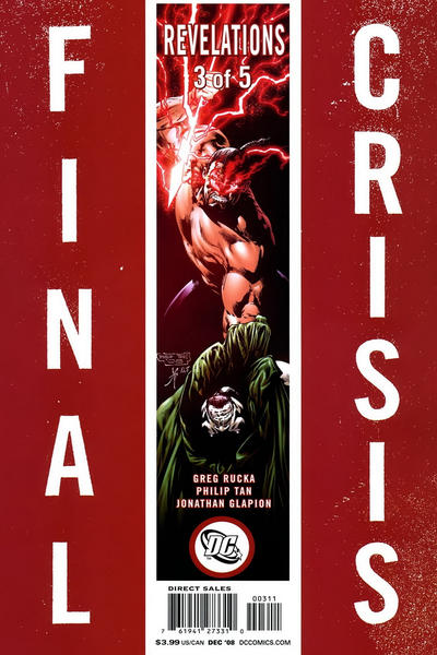 Final Crisis: Revelations #3 Sliver Cover - back issue - $4.00