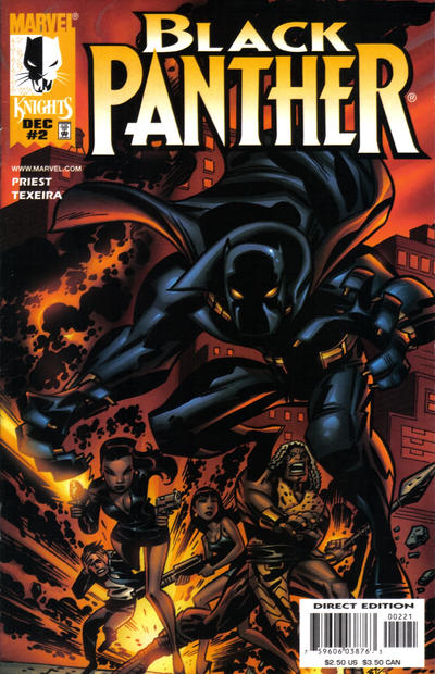 Black Panther 1998 #2 Cover B - back issue - $5.00