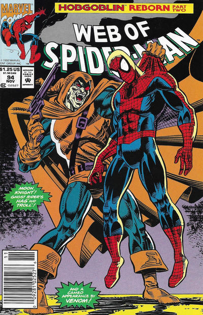 Web of Spider-Man #94 Newsstand ed. - reader copy - $2.00