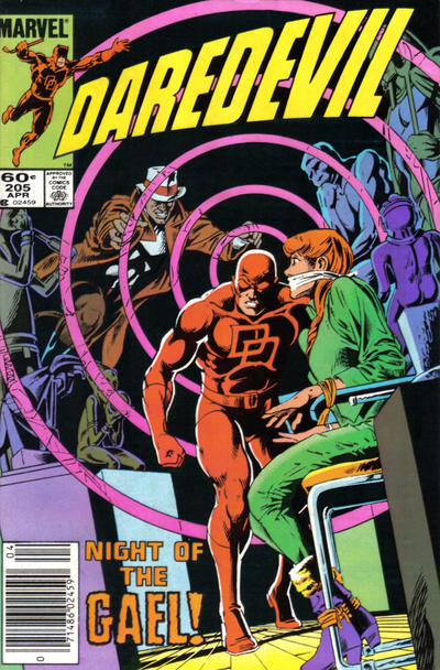 Daredevil #205 Newsstand ed. - back issue - $4.00