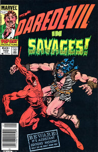 Daredevil #202 Newsstand ed. - back issue - $5.00