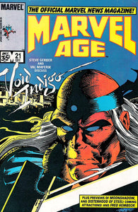 Marvel Age #21 - reader copy - $2.00