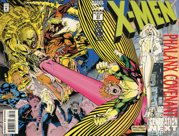 X-Men 1991 #37 Foil Enhanced Edition - back issue - $4.00