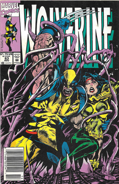 Wolverine #63 Newsstand ed. - back issue - $4.00