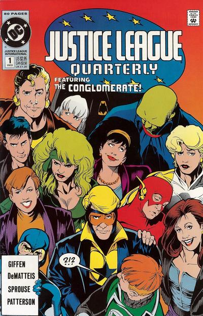 Justice League Quarterly #1 Direct ed. - back issue - $4.00