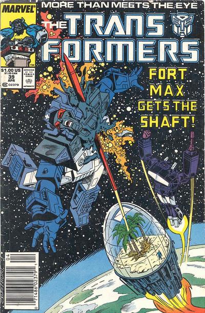 The Transformers 1984 #39 Newsstand ed. - back issue - $4.00