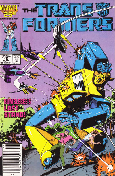 The Transformers 1984 #16 Newsstand ed. - back issue - $4.00