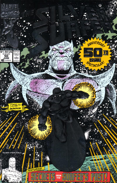 Silver Surfer #50 Third Printing - back issue - $8.00