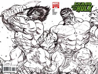 Skaar: Son of Hulk #12 Sketch Variant Edition - back issue - $12.00