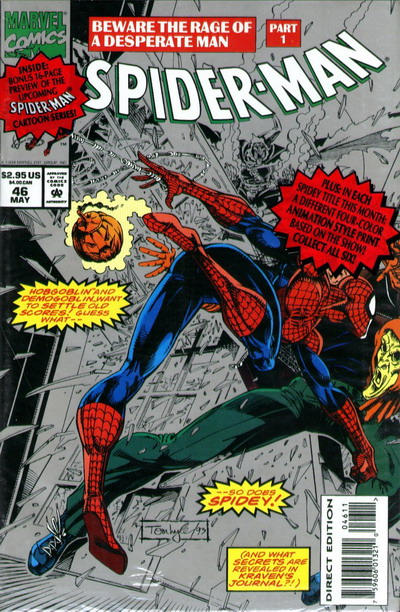 Spider-Man #46 Direct Edition - Deluxe - back issue - $4.00