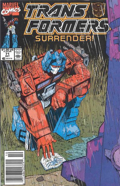 The Transformers 1984 #71 Newsstand ed. - 7.5 - $22.00