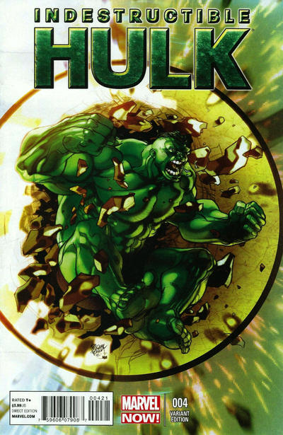 Indestructible Hulk 2013 #4 Pasqual Ferry Cover - back issue - $8.00