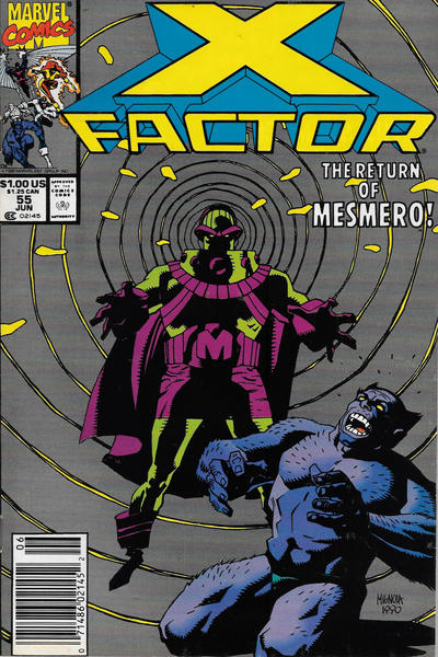 X-Factor 1986 #55 Newsstand ed. - back issue - $3.00