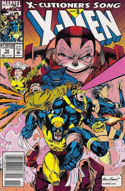 X-Men 1991 #14 Newsstand ed. - back issue - $4.00