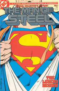 The Man of Steel #1 Special Collector's Edition Cover - back issue - $9.00