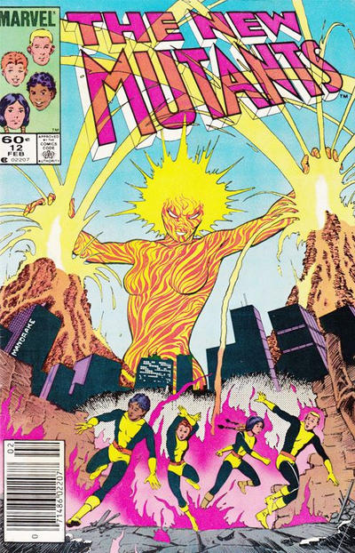 The New Mutants #12 Newsstand ed. - back issue - $4.00