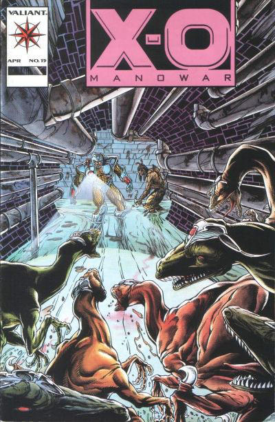 X-O Manowar 1992 #15 Pink Logo Edition - back issue - $4.00