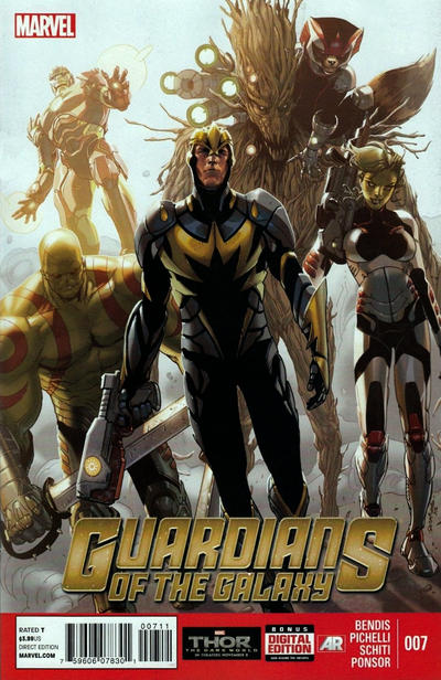 Guardians of the Galaxy 2013 #7 Sara Pichelli Cover - back issue - $4.00