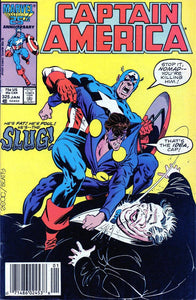 Captain America #325 Newsstand ed. - back issue - $3.00