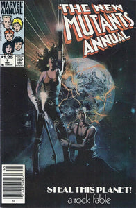 The New Mutants Annual #1 Newsstand ed. - reader copy - $3.00