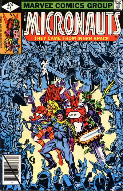 Micronauts #9 Direct ed. - back issue - $5.00