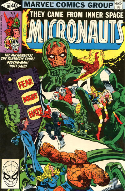 Micronauts #16 Direct ed. - back issue - $4.00