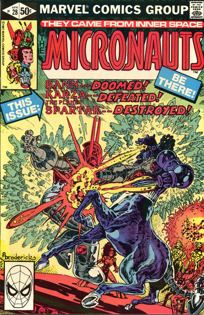 Micronauts #28 Direct ed. - back issue - $4.00