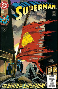 Superman #75 Direct ed. - reader copy - $5.00
