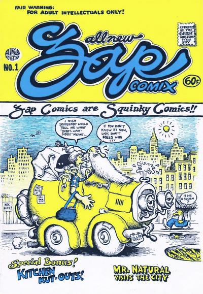 Zap Comix 1969 #1 5th print- 0.60 USD - back issue - $19.00