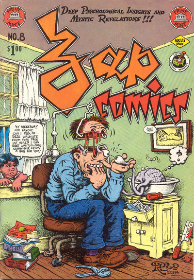 Zap Comix 1969 #8 2nd print- 1.00 USD - back issue - $14.00