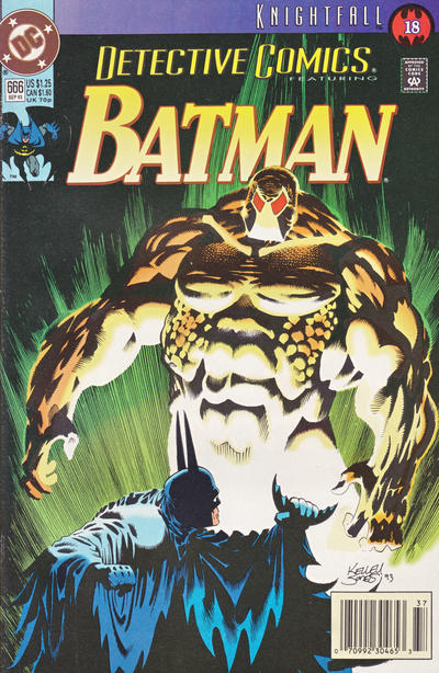 Detective Comics #666 Newsstand ed. - back issue - $4.00