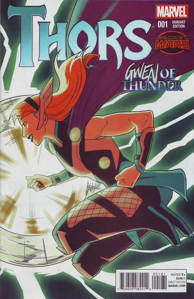 Thors 2015 #1 Kris Anka Gwen Of Thunder Variant - back issue - $4.00