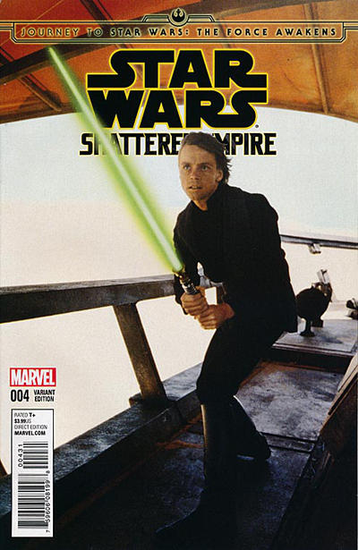Journey to Star Wars: The Force Awakens - Shattered Empire 2015 #4 Incentive Movie Variant Luke Skywalker - back issue - $4.00