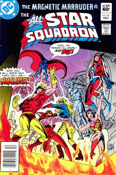 All-Star Squadron 1981 #16 Newsstand ed. - back issue - $2.00