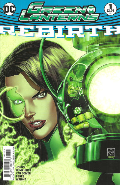 Green Lanterns: Rebirth 2016 #1 Ethan Van Sciver Cover - back issue - $4.00