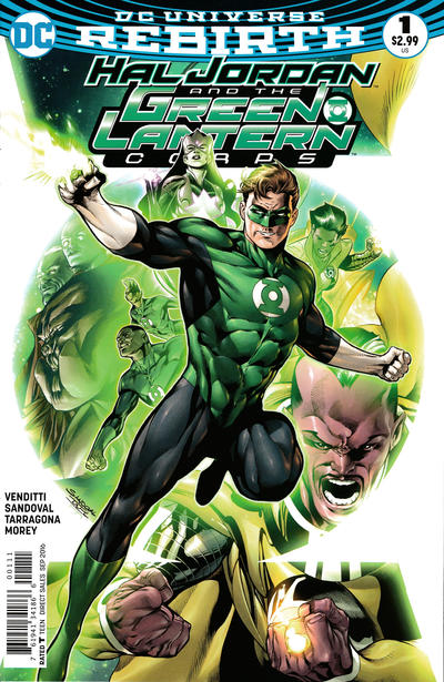 Hal Jordan and the Green Lantern Corps #1 Rafa Sandoval / Jordi Tarragona Cover - back issue - $4.00