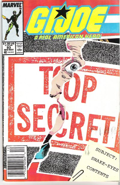 G.I. Joe, A Real American Hero 1982 #93 Newsstand ed. - 9.0 - $15.00